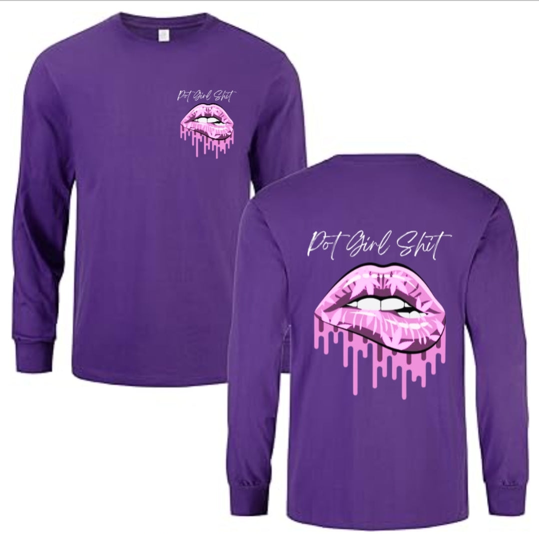 Pink Logo Longsleeve